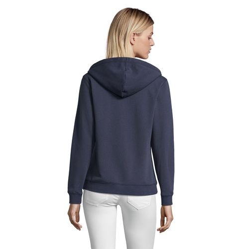 marina francesa SUDADERA CON CREMALLERA Y CAPUCHA DE MUJER SOL'S SPIKE WOMEN
