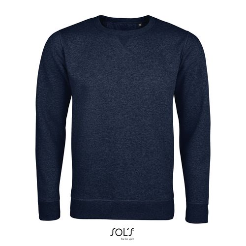 azul denim chiné SUDADERA DE CUELLO REDONDO SOL'S SULLY