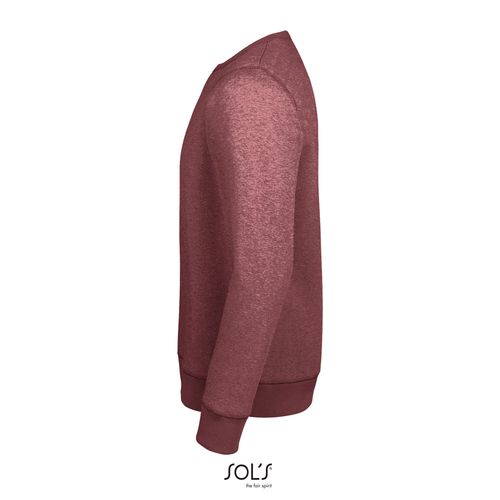 moteado oscuro borgoña SUDADERA DE CUELLO REDONDO SOL'S SULLY
