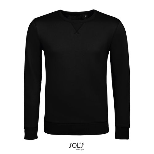 black SUDADERA DE CUELLO REDONDO SOL'S SULLY