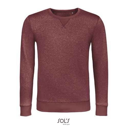 moteado oscuro borgoña SUDADERA DE CUELLO REDONDO SOL'S SULLY