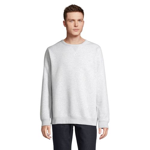 blanco chiné SUDADERA DE CUELLO REDONDO SOL'S SULLY