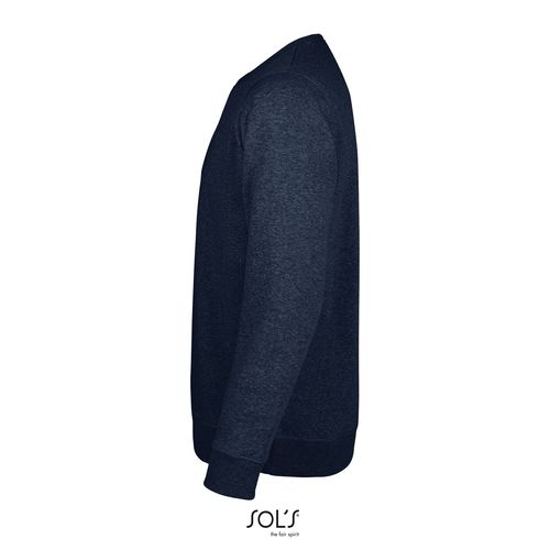 azul denim chiné SUDADERA DE CUELLO REDONDO SOL'S SULLY