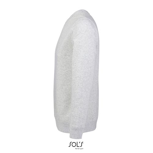 blanco chiné SUDADERA DE CUELLO REDONDO SOL'S SULLY