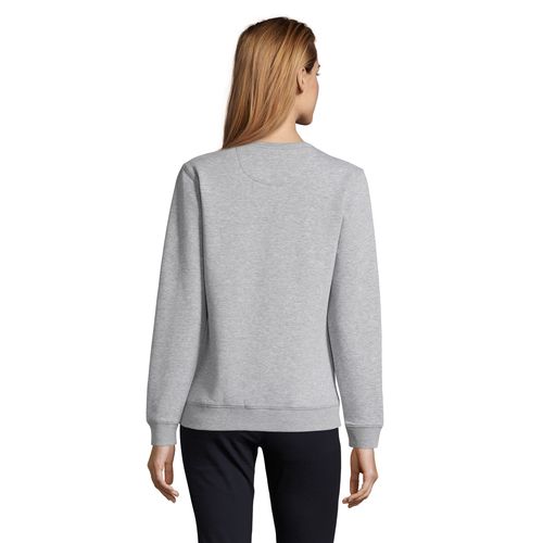 gris chiné SUDADERA DE MUJER CON CUELLO REDONDO SOL'S SULLY WOMEN