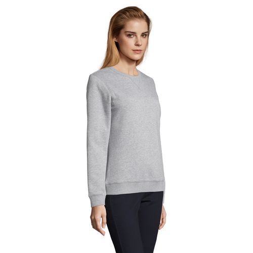 gris chiné SUDADERA DE MUJER CON CUELLO REDONDO SOL'S SULLY WOMEN
