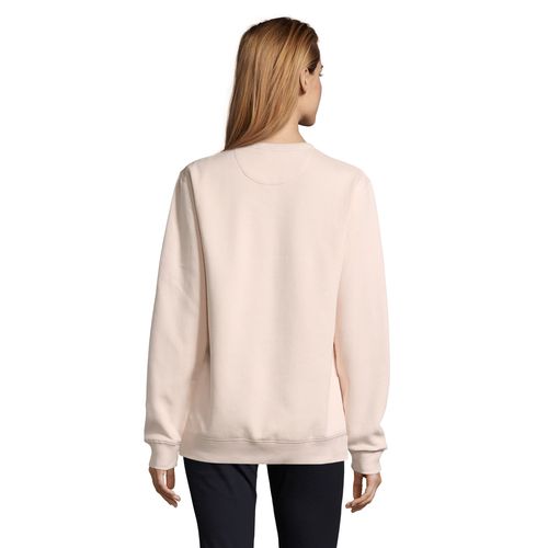 rosa cremoso SUDADERA DE MUJER CON CUELLO REDONDO SOL'S SULLY WOMEN