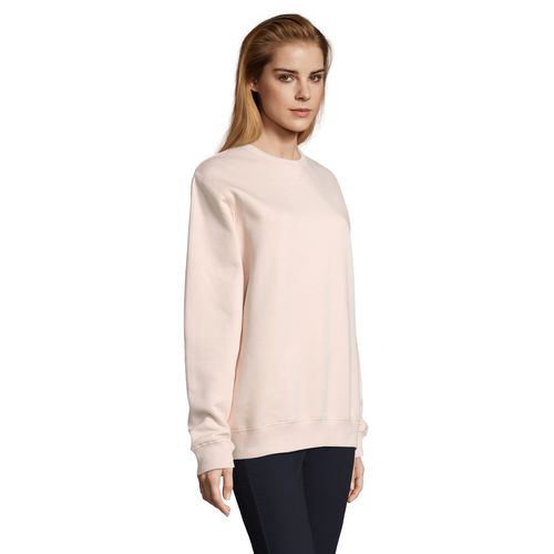rosa cremoso SUDADERA DE MUJER CON CUELLO REDONDO SOL'S SULLY WOMEN