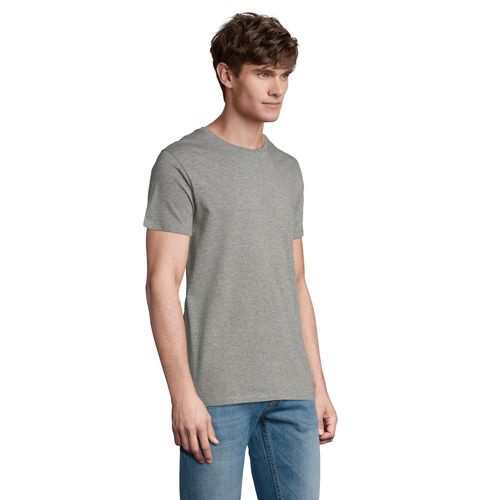 gris chiné CAMISETA HOMBRE CORTADA Y COSIDA MANGA CORTA RTP APPAREL COSMIC 155 MEN