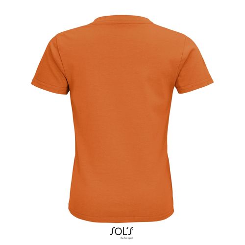 orange CAMISETA AJUSTADA DE CUELLO REDONDO PARA NIÑOS SOL'S PIONEER KIDS