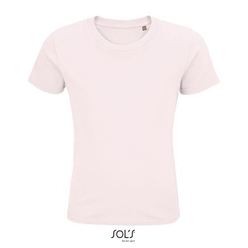 rosa pálido CAMISETA AJUSTADA DE CUELLO REDONDO PARA NIÑOS SOL'S PIONEER KIDS