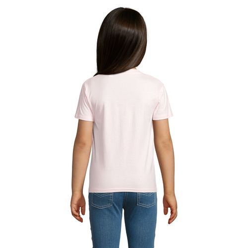 rosa pálido CAMISETA AJUSTADA DE CUELLO REDONDO PARA NIÑOS SOL'S PIONEER KIDS