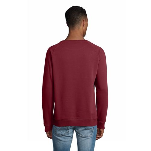 burdeos SUDADERA UNISEX DE CUELLO REDONDO SOL'S SPACE