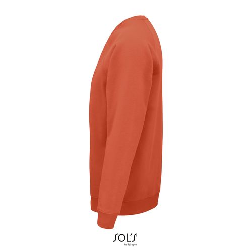 naranja oscuro SUDADERA UNISEX DE CUELLO REDONDO SOL'S SPACE