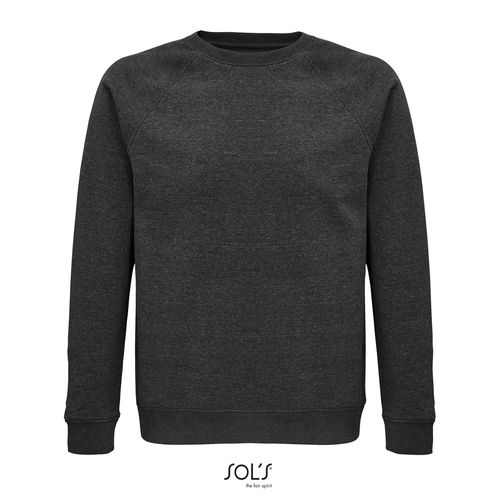 antracita chiné SUDADERA UNISEX DE CUELLO REDONDO SOL'S SPACE