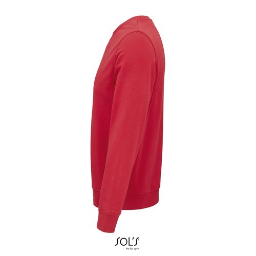 red SUDADERA UNISEX DE CUELLO REDONDO SOL'S COMET