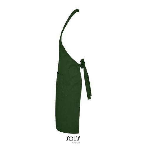verde botella DELANTAL CON PETO Y BOLSILLOS SOL'S GAMMA