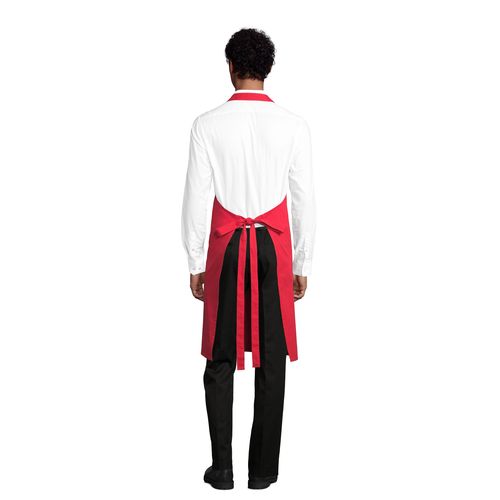 red DELANTAL CON PETO Y BOLSILLOS SOL'S GAMMA