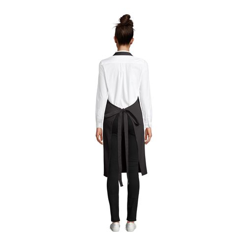 gris oscuro DELANTAL CON PETO Y BOLSILLOS SOL'S GAMMA