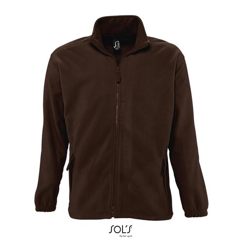 chocolate oscuro CHAQUETA CON CREMALLERA PARA HOMBRE SOL'S NORTH