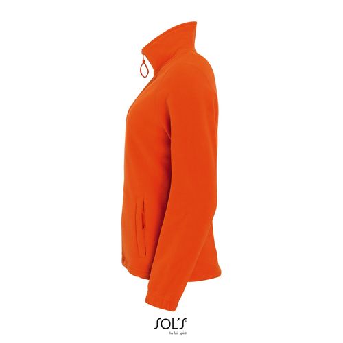 orange CHAQUETA POLAR CON CREMALLERA PARA MUJER SOL'S NORTH WOMEN