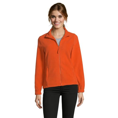 orange CHAQUETA POLAR CON CREMALLERA PARA MUJER SOL'S NORTH WOMEN