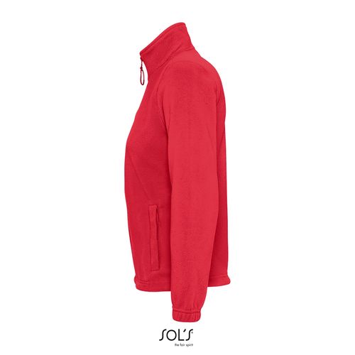red CHAQUETA POLAR CON CREMALLERA PARA MUJER SOL'S NORTH WOMEN