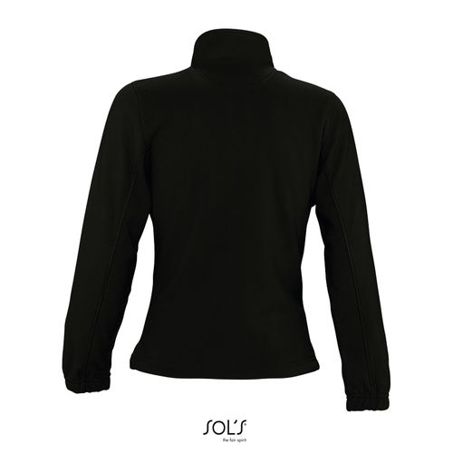 black CHAQUETA POLAR CON CREMALLERA PARA MUJER SOL'S NORTH WOMEN