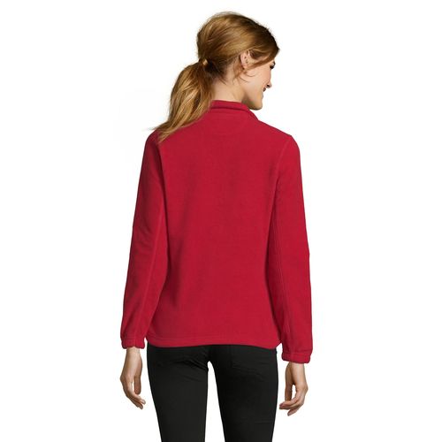 red CHAQUETA POLAR CON CREMALLERA PARA MUJER SOL'S NORTH WOMEN