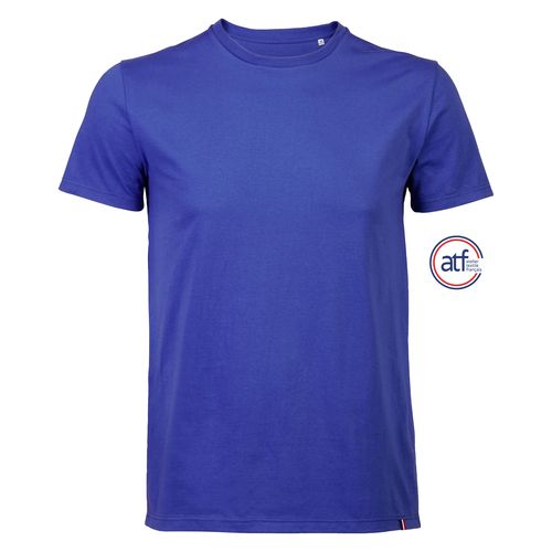azulón CAMISETA HOMBRE CUELLO REDONDO MADE IN FRANCE ATF LÉON