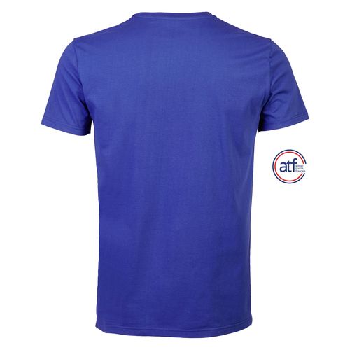 azulón CAMISETA HOMBRE CUELLO REDONDO MADE IN FRANCE ATF LÉON