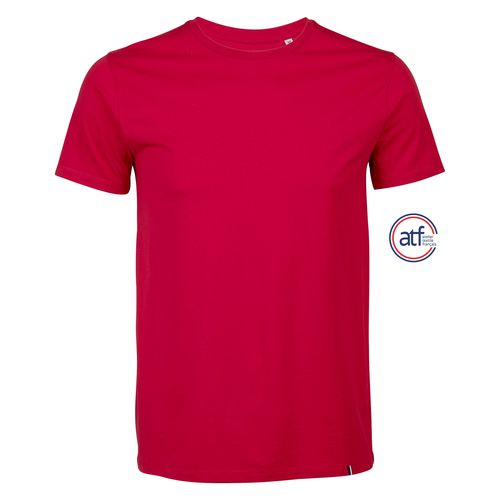 red CAMISETA HOMBRE CUELLO REDONDO MADE IN FRANCE ATF LÉON