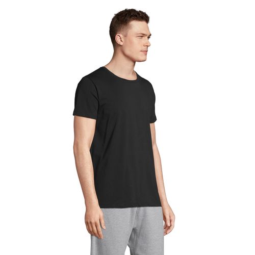 negro produndo CAMISETA HOMBRE CUELLO REDONDO MADE IN FRANCE ATF LÉON