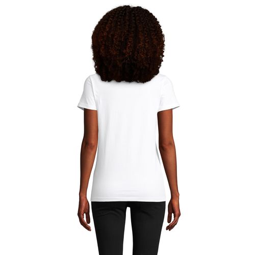 white CAMISETA MUJER CUELLO REDONDO MADE IN FRANCE ATF LOLA