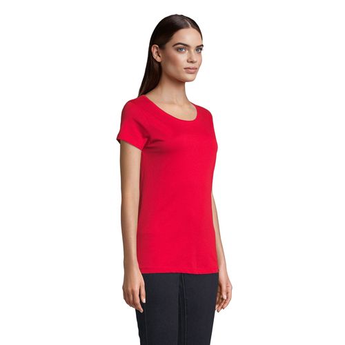 red CAMISETA MUJER CUELLO REDONDO MADE IN FRANCE ATF LOLA