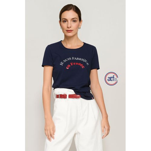 TEE-SHIRT FEMME COL ROND MADE IN FRANCE ATF LOLA - 2