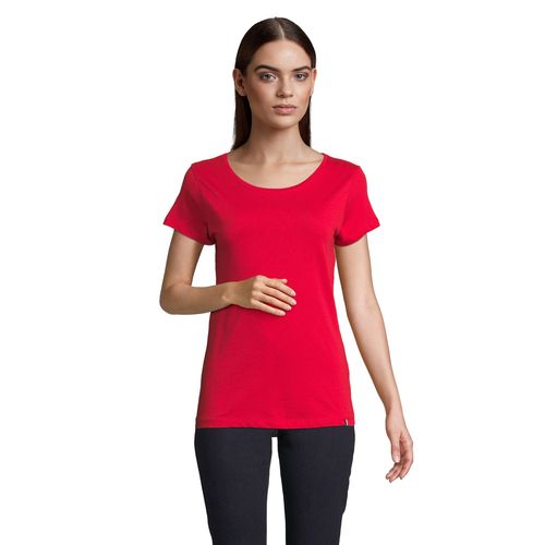 red CAMISETA MUJER CUELLO REDONDO MADE IN FRANCE ATF LOLA
