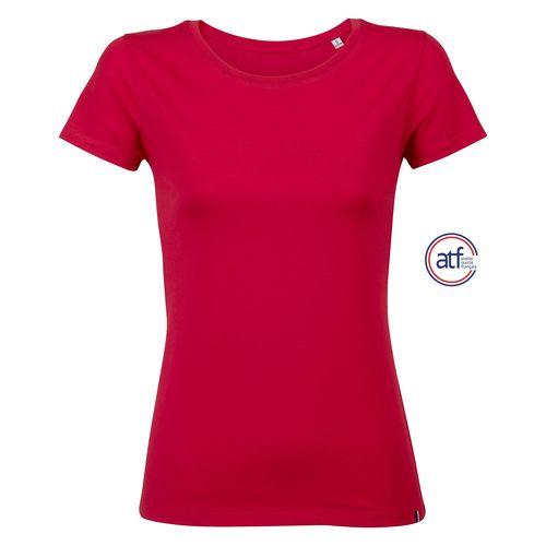 red CAMISETA MUJER CUELLO REDONDO MADE IN FRANCE ATF LOLA