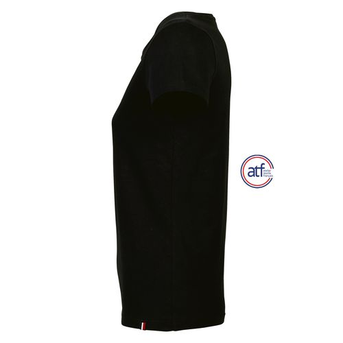 negro produndo CAMISETA MUJER CUELLO REDONDO MADE IN FRANCE ATF LOLA