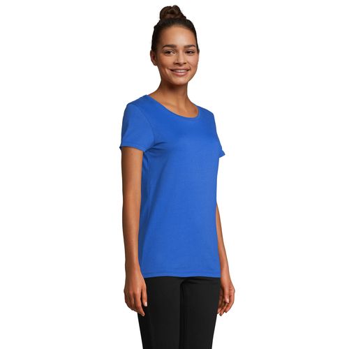 azulón CAMISETA MUJER CUELLO REDONDO MADE IN FRANCE ATF LOLA