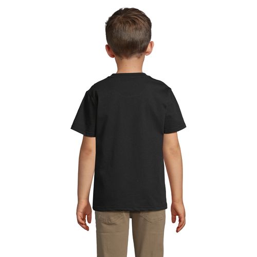 negro produndo CAMISETA NIÑO CUELLO REDONDO FABRICADA EN FRANCIA ATF LOU