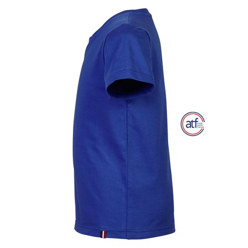 azulón CAMISETA NIÑO CUELLO REDONDO FABRICADA EN FRANCIA ATF LOU