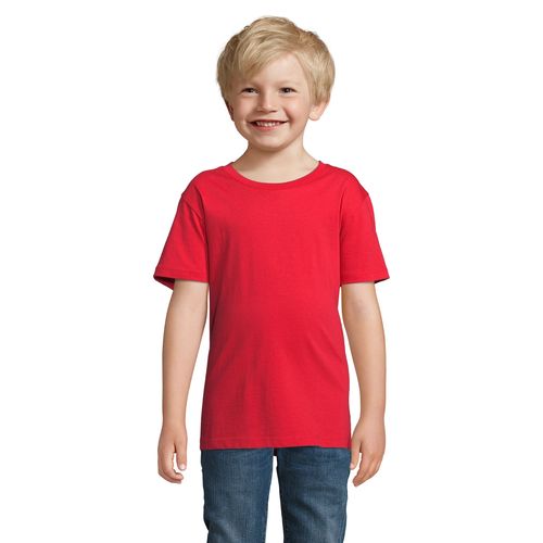 red CAMISETA NIÑO CUELLO REDONDO FABRICADA EN FRANCIA ATF LOU