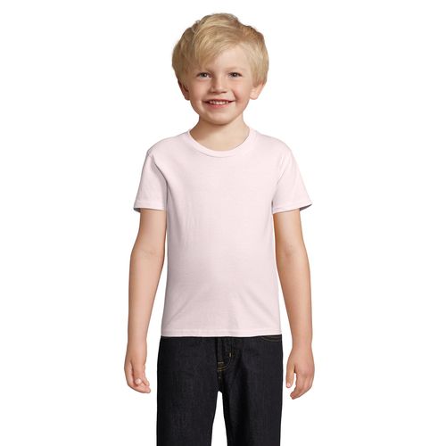 rosa pálido CAMISETA AJUSTADA DE CUELLO REDONDO PARA NIÑOS SOL'S CRUSADER KIDS