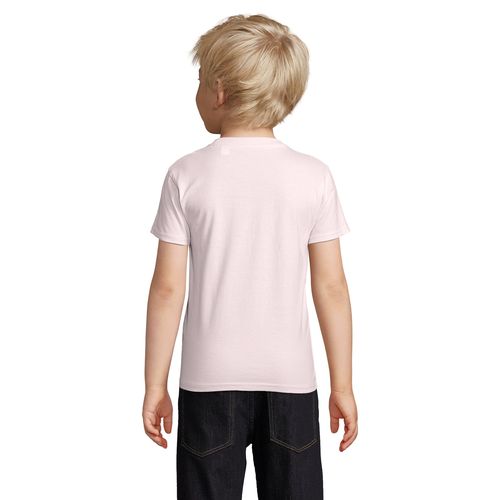 rosa pálido CAMISETA AJUSTADA DE CUELLO REDONDO PARA NIÑOS SOL'S CRUSADER KIDS