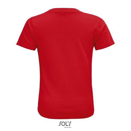 red CAMISETA AJUSTADA DE CUELLO REDONDO PARA NIÑOS SOL'S CRUSADER KIDS