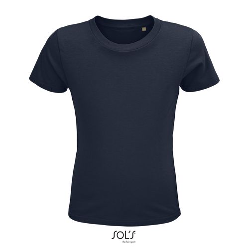 marina francesa CAMISETA AJUSTADA DE CUELLO REDONDO PARA NIÑOS SOL'S CRUSADER KIDS