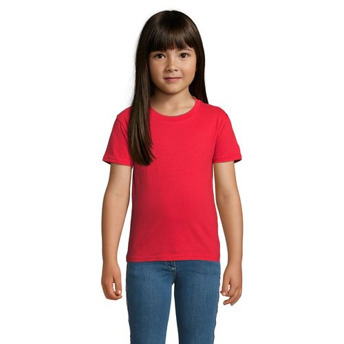 red CAMISETA AJUSTADA DE CUELLO REDONDO PARA NIÑOS SOL'S CRUSADER KIDS