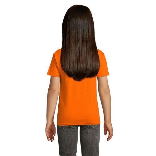 orange CAMISETA AJUSTADA DE CUELLO REDONDO PARA NIÑOS SOL'S CRUSADER KIDS