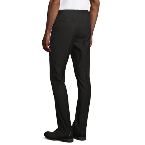 negro produndo PANTALONES DE TRAJE CON CINTURA ELÁSTICA PARA HOMBRE NEOBLU GABIN MEN